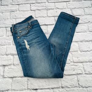 7 For All Mankind Women's Skinny Jeans - Medium Blue Wash